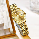 OLEVS 8170 Couple Watch Valentines Couple Matching Watches His and Her Couple Set Wrist Watch Men and Women Lovers Wedding Waterproof Romantic Gifts Set of 2