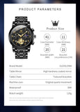 OLEVS Watches for Man 2900 All Black