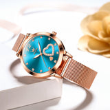 OLEVS Watches for Woman 5189 Rose Blue DW