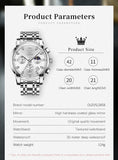 OLEVS Watches for Man 2858 White