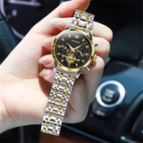 OLEVS 2897 Watches for Womens Business Luxury Casual Analog Quartz Diamond Stainless Steel Chronograph Waterproof Luminous ladies Watches Reloj Para Mujer Gold/White/Black/Blue