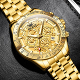 OLEVS Watches for Man 9913 Golden