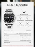 OLEVS Watches for Man 2858 Black