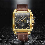 OLEVS Watches for Man 9925 Golden Black