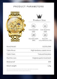 OLEVS Watches for Man 2900 Golden