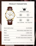 OLEVS Watches for Man 6898 Golden White