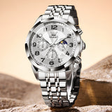 OLEVS Watches for Man 3676 White