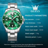 OLEVS Watches for Man 5885 Green