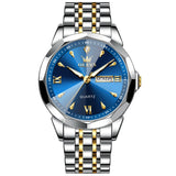 OLEVS Watches for Man 9998 Golden Blue
