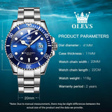 OLEVS Watches for Man 5885 Blue