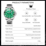 OLEVS Watches for Man 3610 Green
