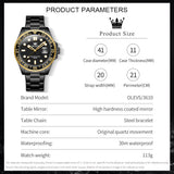 OLEVS Watches for Man 3610 All Black