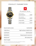 OLEVS Watches for Woman 5593 Golden Black