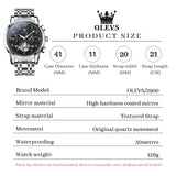 OLEVS Watches for Man 2900 Black