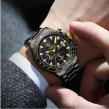 OLEVS Watches for Men TY705 All Black