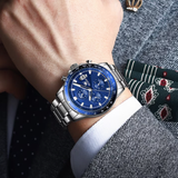 OLEVS Watches for Men TY705 Blue