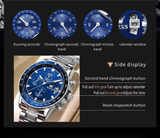 OLEVS Watches for Men TY705 Blue