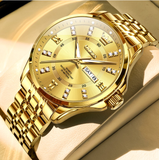 OLEVS Watches for Men 3620 Golden
