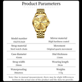 OLEVS Watches for Men 3620 Golden