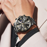 OLEVS Watches for Men 3678 All Black