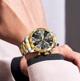 OLEVS Watches for Men 3678 Golden Black