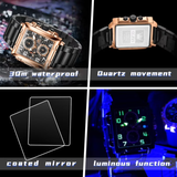 OLEVS Watches for Men 2958 Rose Black