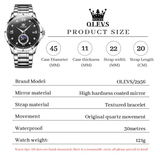 OLEVS Watches for Men 2956 Black