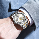 OPK Watches for Men 8170 Golden White