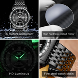OPK Watches for Men 8174 All Black