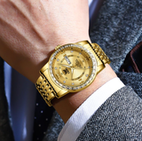 OPK Watches for Men 8174 Golden