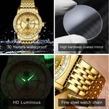 OPK Watches for Men 8174 Golden