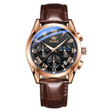 OLEVS Watches for Man 2871 Rose Black