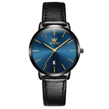 Black Strap-Blue Dial Black Trim