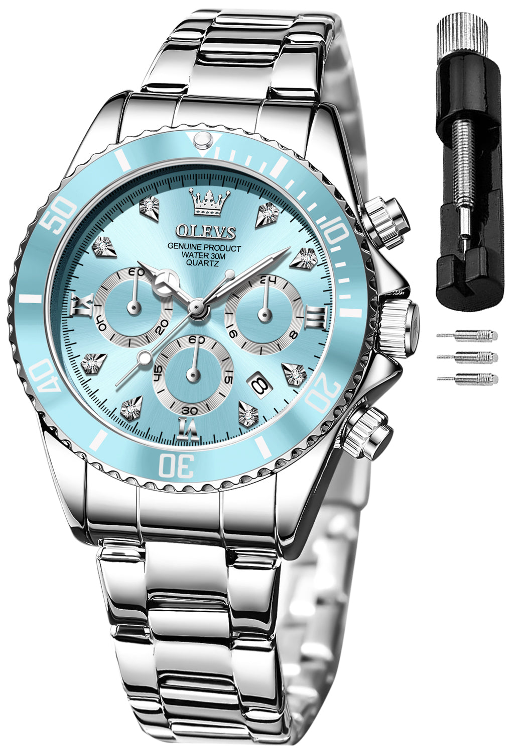 OLEVS Watches for Woman 5632 Blue