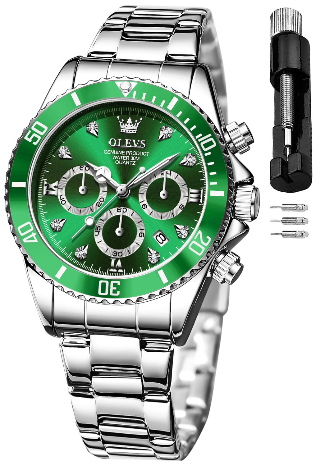 OLEVS Watches for Woman 5632 Green