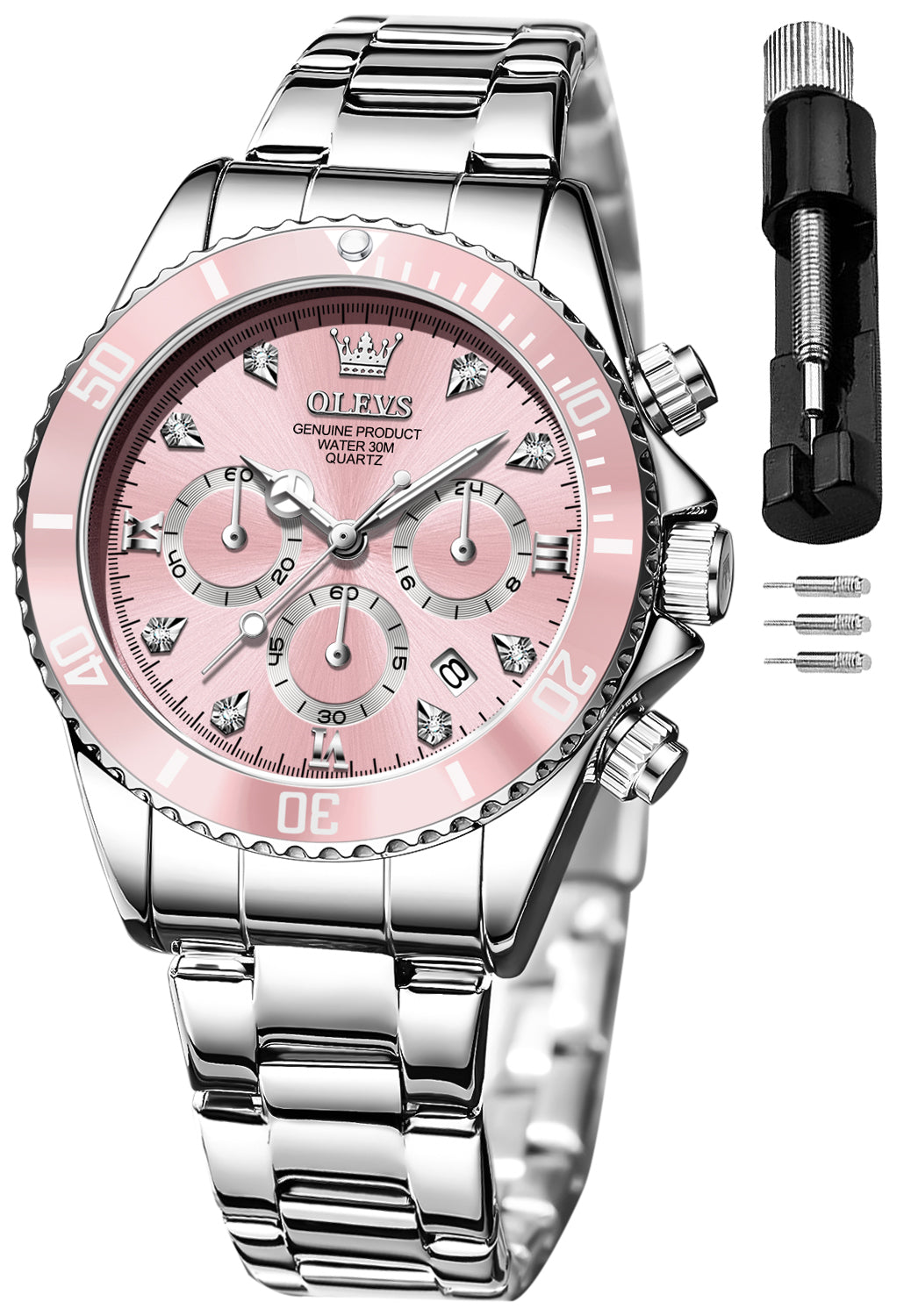 OLEVS Watches for Woman 5632 Pink