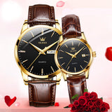 OLEVS Watches for Woman 6898 GL Golden Black