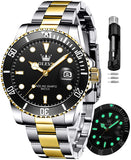 OLEVS Watches for Man 5885 Golden Black