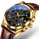 OLEVS Watches for Man 2872 Golden Black