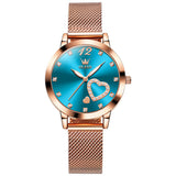 OLEVS Watches for Woman 5189 Rose Blue