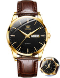 OLEVS Watches for Man 6898 Golden Black