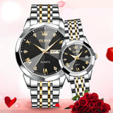 OLEVS Watches for Woman 9931 GL Golden Black