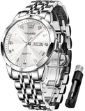 OLEVS Watches for Man 9931 White