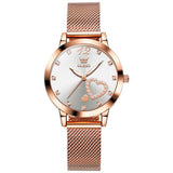 OLEVS Watches for Woman 5189 Rose White