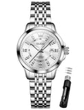 OLEVS Watches for Woman 3620 White