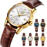 OLEVS Watches for Woman 6898 Golden White