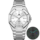 OLEVS Watches for Man 3613 White