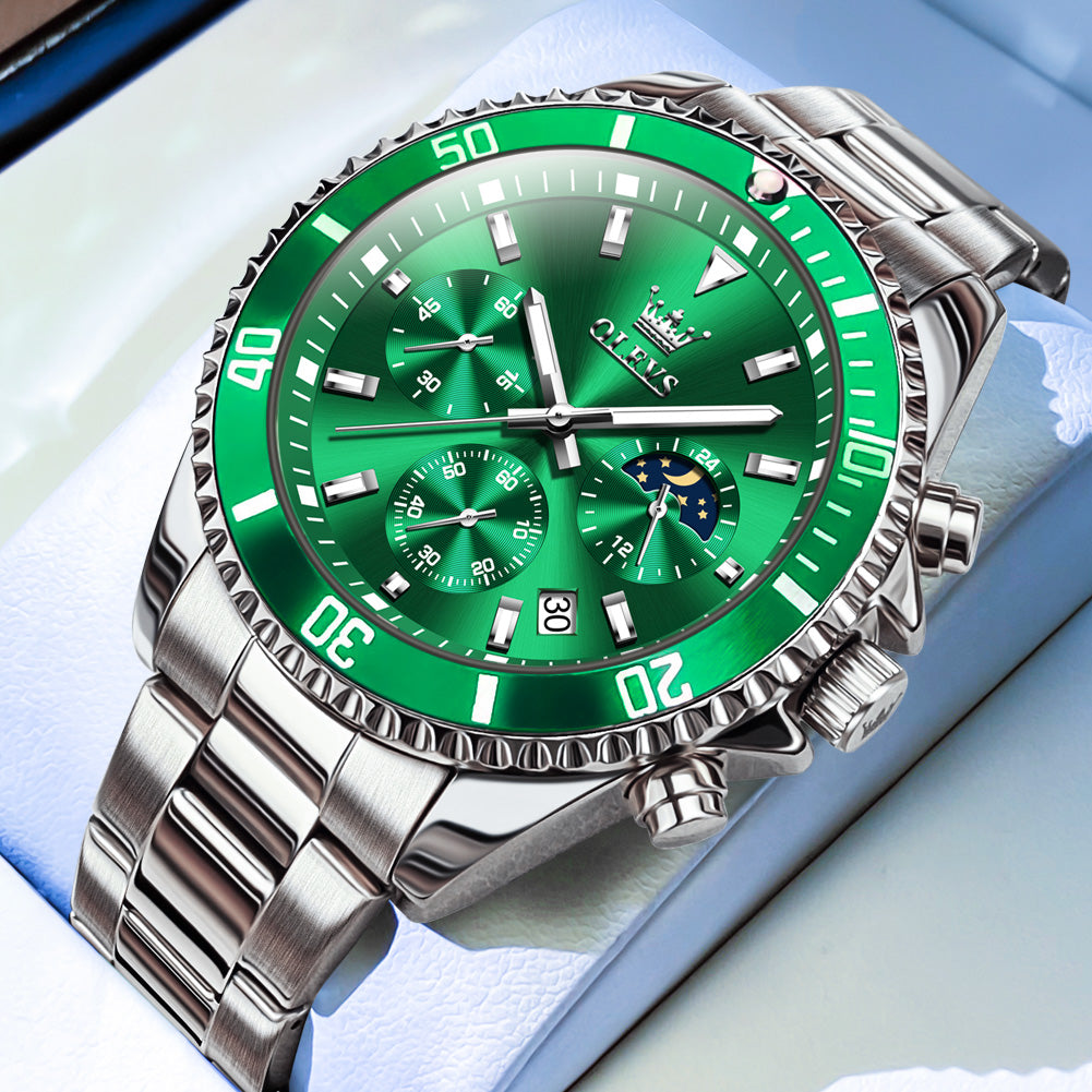 OLEVS Watches for Man 2870 Green