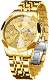 OLEVS Watches for Man 3676 Golden