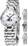OLEVS Watches for Woman 5573 White